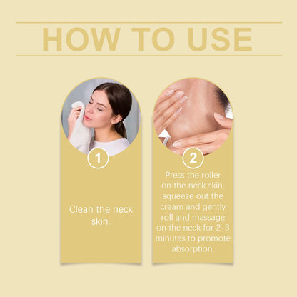 AH-8 Firming Neck Cream Moisturizer Anti Aging Smoothing Wrinkles Electric Massage Polypeptide Eye Cream Eye & Neck Skincare Set
