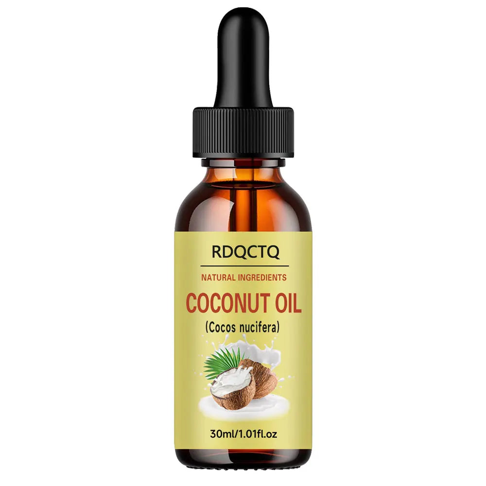 RDQCTQ Coconut Oil for Dry Hair & Sensitive Skin- Natural Moisturizer & Nourishing Treatment