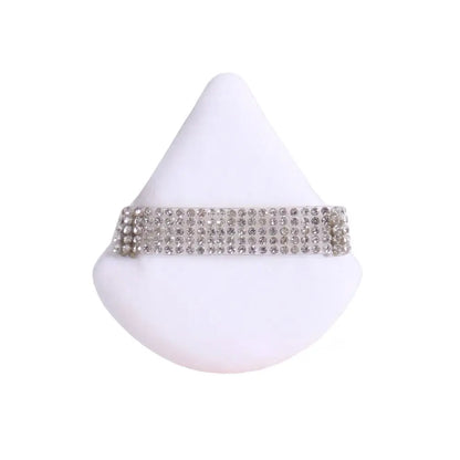 New Diamond Triangle Powder Puff Sponge Velvet Triangle Powder Puff Facial Beauty Soft Smooth Face Makeup Tool Makeup Sponge