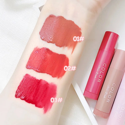 Lipstick Cute Red Tint Makeup Care Cosmetics Colored Lip Balm Lipstick Moisturizing Fade Lip Line Anti-drying Lip Makeup Set