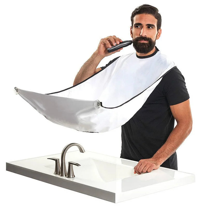 Shaving Apron for Man Beard Shaving Apron Care Bib Face Shaved Hair Adult Bibs Shaver Cleaning Hairdresser Clean Apron