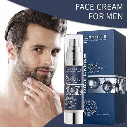 50ml 6-in-1 Men Facial Moisturizer Cream Hydrating Revitalizing Skin Care Particle Face Cream With Collagen Anti Aging & Wrinkle