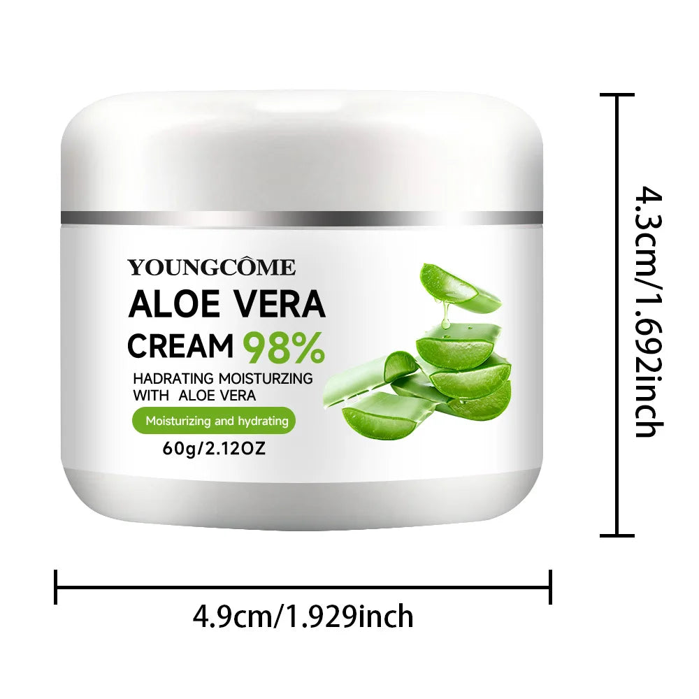 98% Aloe Vera Face Cream Moisturiser Facial Anti Aging Whitening Skin Care Repair Fade Fine Lines Wrinkle Remover Face Cream