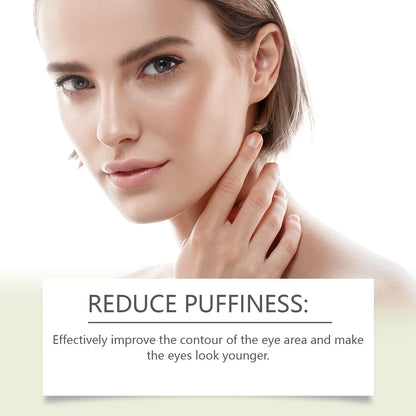 HOYGI Collagen Eye Serum Anti Puffiness Eye Bags Anti Dark Circles Moisturizing Tightening Reduce Fine Lines Skin Care Roller