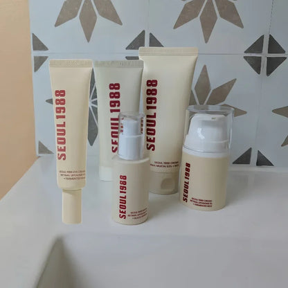 Seoul 1988 Eye Cream Niacinamide Retinoic Acid Ginseng Essence Firm Cream Lighten Fine Lines Deep Moisturizing Care Essence Set
