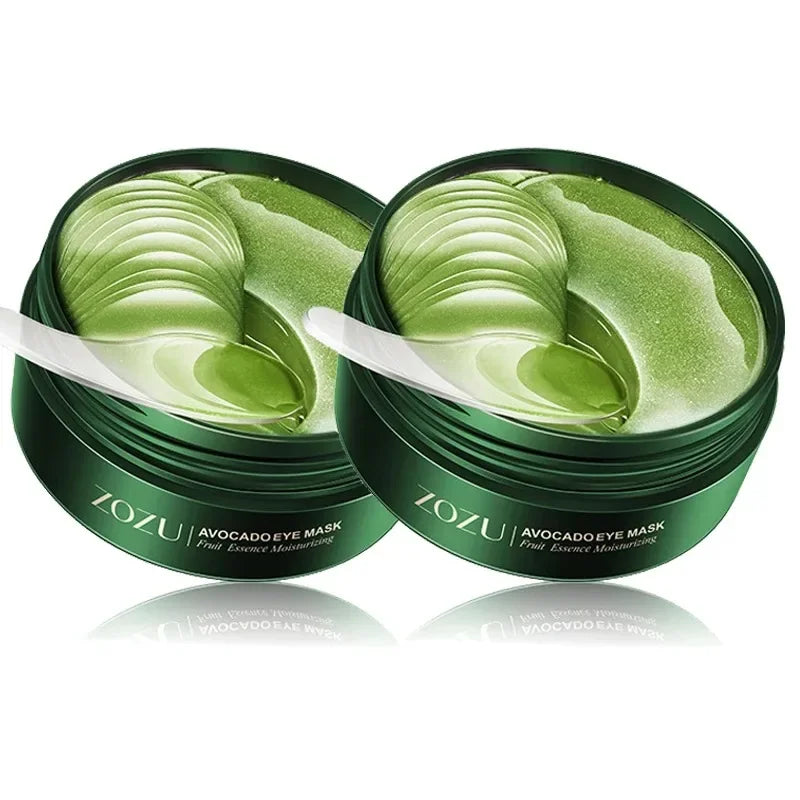 60PCS/120 PCS Eye Mask Avocado Gold Moisturize Firming Improve Eye Bags Eye Patches Anti Wrinkle Eye Patches for Dark Circles