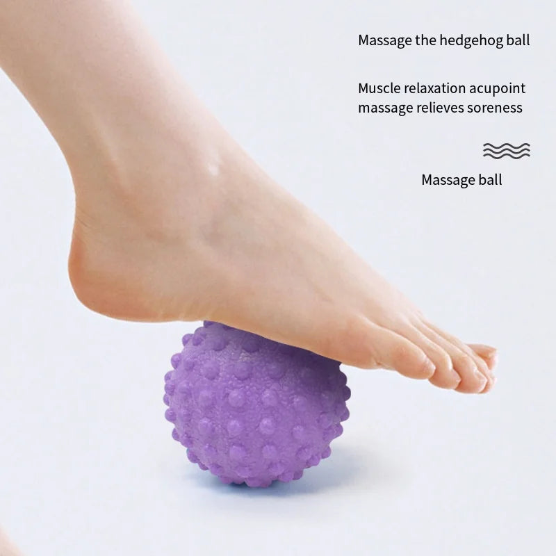 Solid Fascia Ball Raised Point Massage Ball TPR Posture Master Yoga Ball Waist Back Hand Foot Pain Relief Plantar Massage Tools