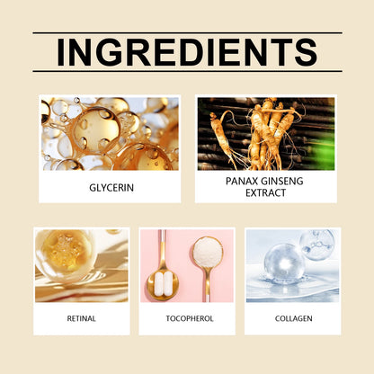 Seoul 1988 2% Retinal Anti Aging Wrinkle Serum Ginseng Facial Essence Firming Pores Brightening Face Moisturizer Korean Skincare