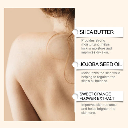Shea Butter Moisturizing Cream Soft Smooth Skin Care Nourishing Body Butter Intense Hydration for Dry & Rough Skin Body Care