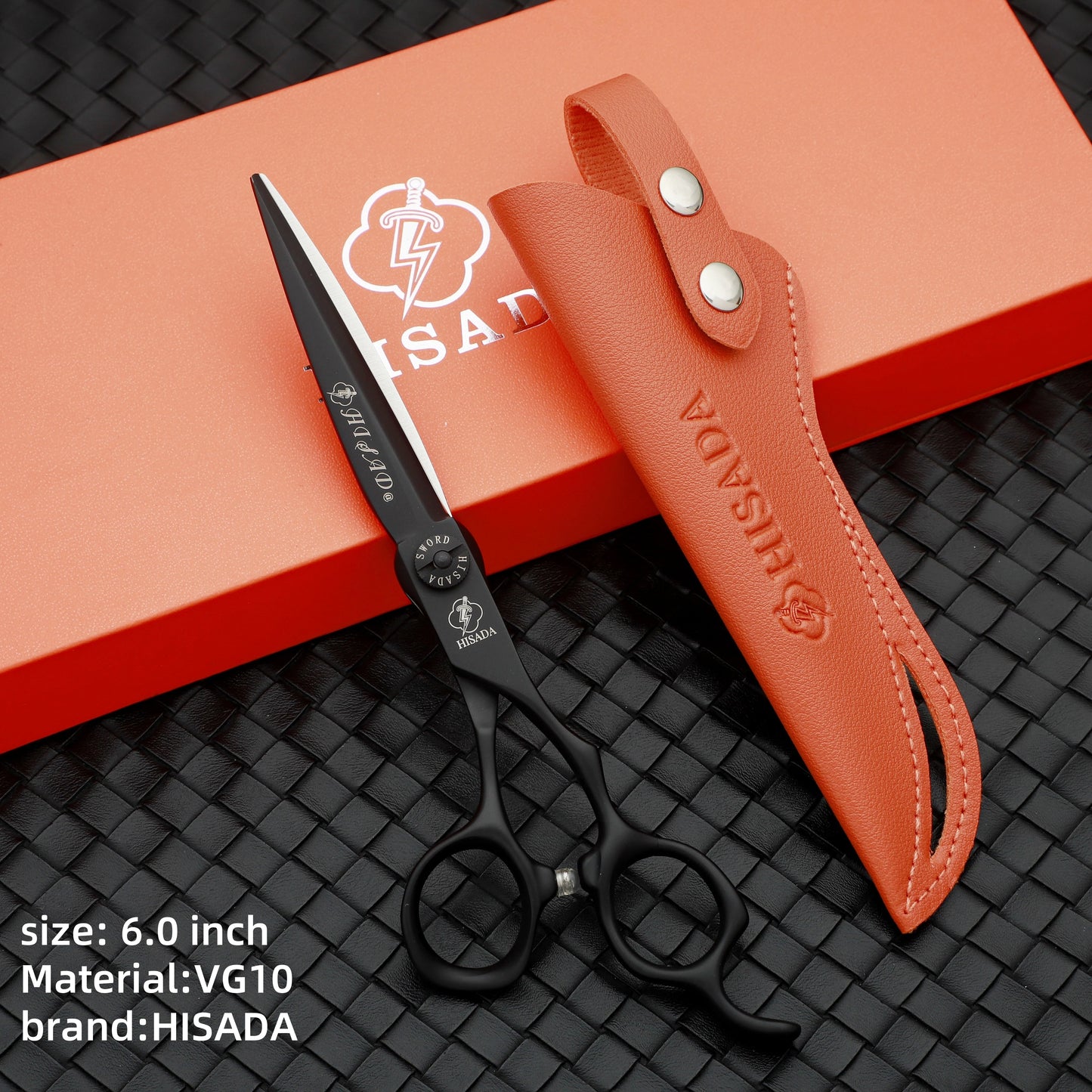 HISADA tijeras barbero profesional 6.2/6.7 inch friseur zubehör VG10 Material hair scissors Professional scissors