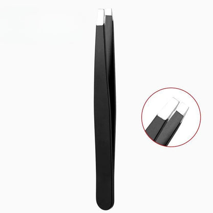 Stainless Steel Eyebrow Clip Plucking Tweezers Men's Beard Clip Eyebrow Clip Eyebrow Plucking Forceps Tweezers Hair Remover