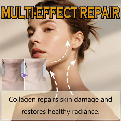 Retinol & Collagen Neck Cream Neck Face Firming Stick with Jojoba Oil Moisturizing Lifting Hyaluronic Acid for All Skin Types
