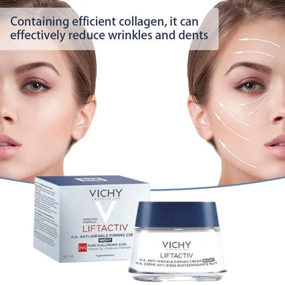 VICHY Firming Cream Vitamin C Firming Brightening Anti-Wrinkle Moisturizing Skin Repair Korea Original Night Cream 50ml
