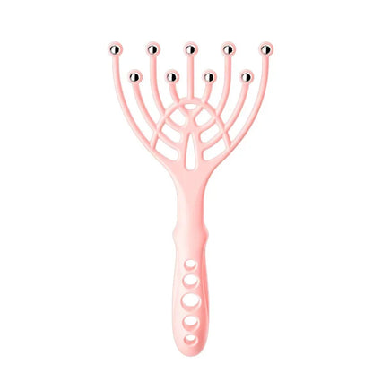 9/5 Claws Head Massger Relieve Migraine Hand Held Hair Stress Relief Aid Relaxation Scalp Massage Roller for Hair Growth