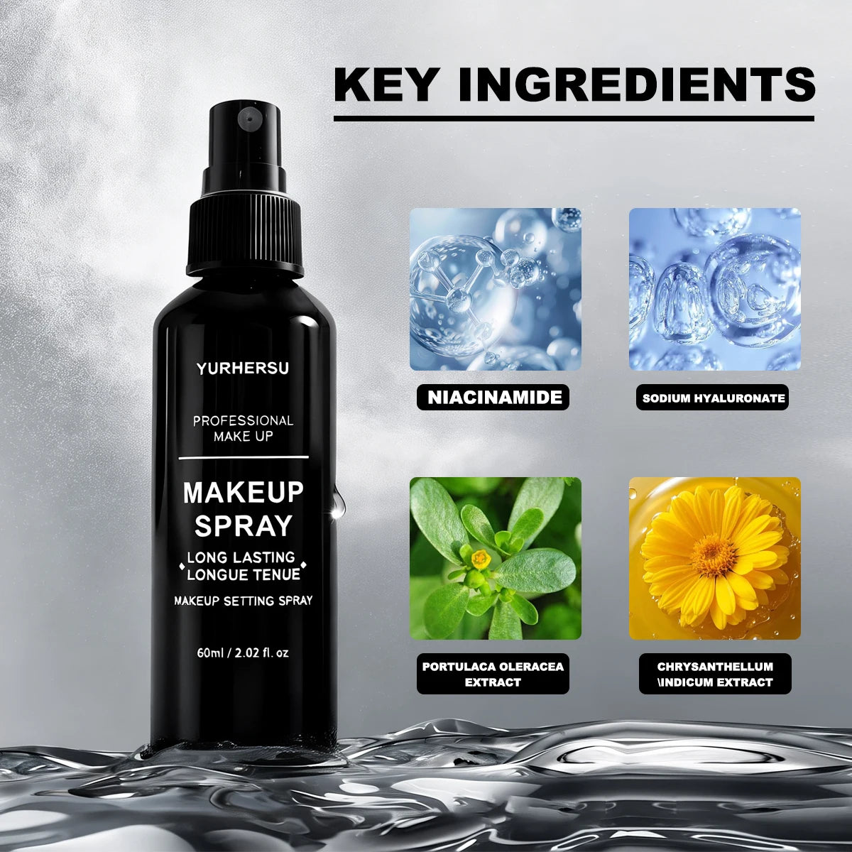 Long Lasting Matte Setting Spray Oil Control Waterproof Sweatproof Quick Drying Makeup Fixer Cosmetics For Women