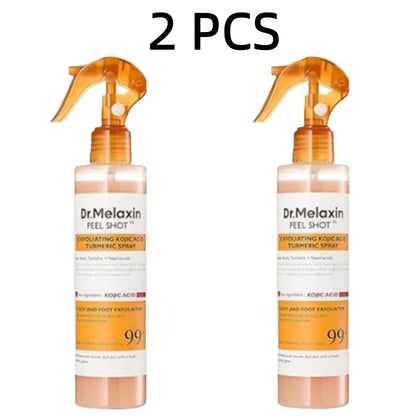 Korean Dr.Melaxin Peel Shot Exfoliating Kojic Acid Turmeric Spray Soothing Moisturizing Brighten Exfoliating Kojic Acid 200ml