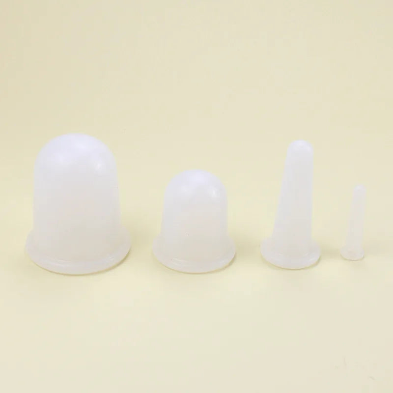 Vacuum Cupping Glass Jar Cellulite Massager For Face Acupuncture Facial Suction Cups Face Neck Lift Skin Scraping Beauty Tool