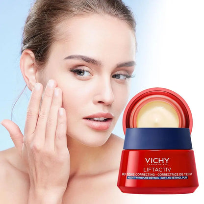 VICHY Moisturizing Collagen Cream Nourishing Fade Fine Lines Brighten Skin Tender Skin Tone Lock Water Skin Care