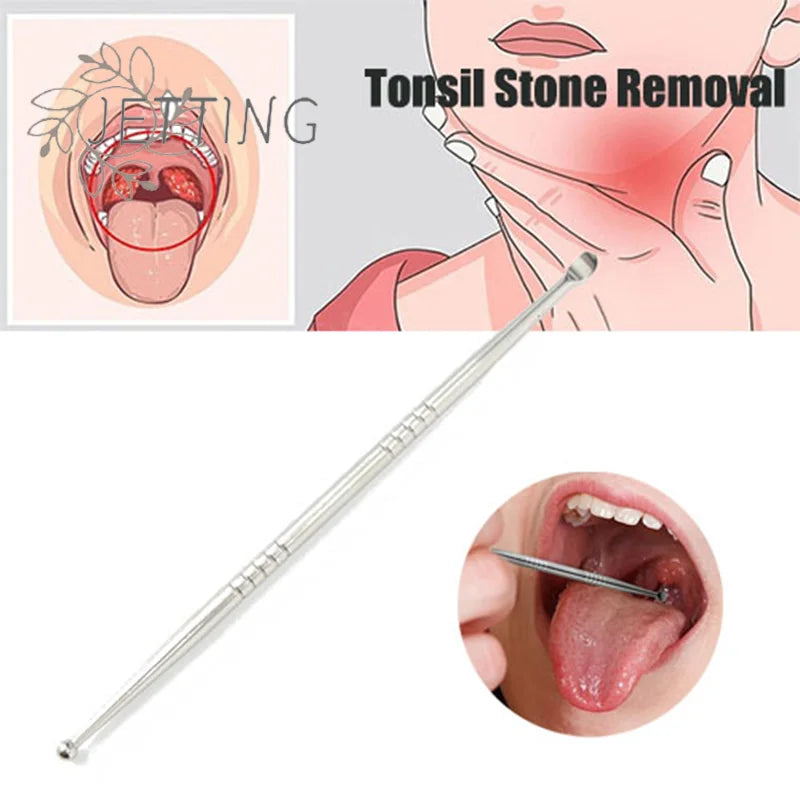Hot 1Pc Tonsil Stone Removal Stainless Steel Remover Ear Wax Remover Tool Mouth Cleaning Care Tools Health Care