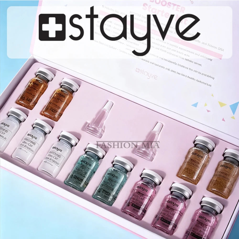 Korea Stayve 8ml Face BB Cream Glow Salmon DNA Mix Serum Kit Whitening Moisturizing Essence Beauty Skin Care