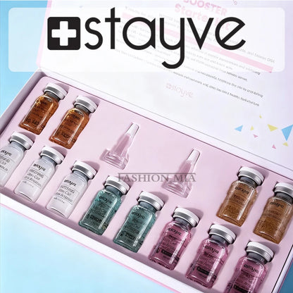 Korea Stayve 8ml Face BB Cream Glow Salmon DNA Mix Serum Kit Whitening Moisturizing Essence Beauty Skin Care