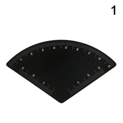 Eyebrow Ruler Microblading Mapping Tool Shaping Permanent Makeup Drawing Guide Ruler Tattoo Aluminum Alloy Fast Drawing Eyebrow