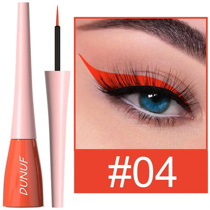 18 Colors Matte Colorful Liquid Eyeliner Pencil Waterproof Lasting Makeup Liquid Eye Liner Blue Green Yellow Eyes Cosmetics Pen