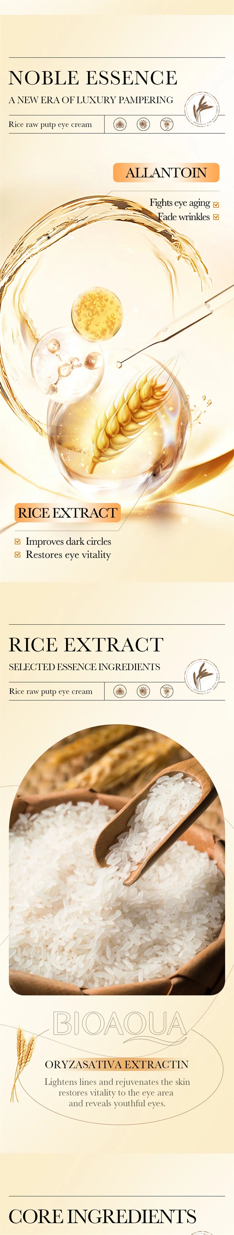 Instant Eye Bag Removal Cream Collagen Anti-Wrinkle Fade Fine Lines Firming Skin Anti Dark Circle Puffiness Brighten Eye Care