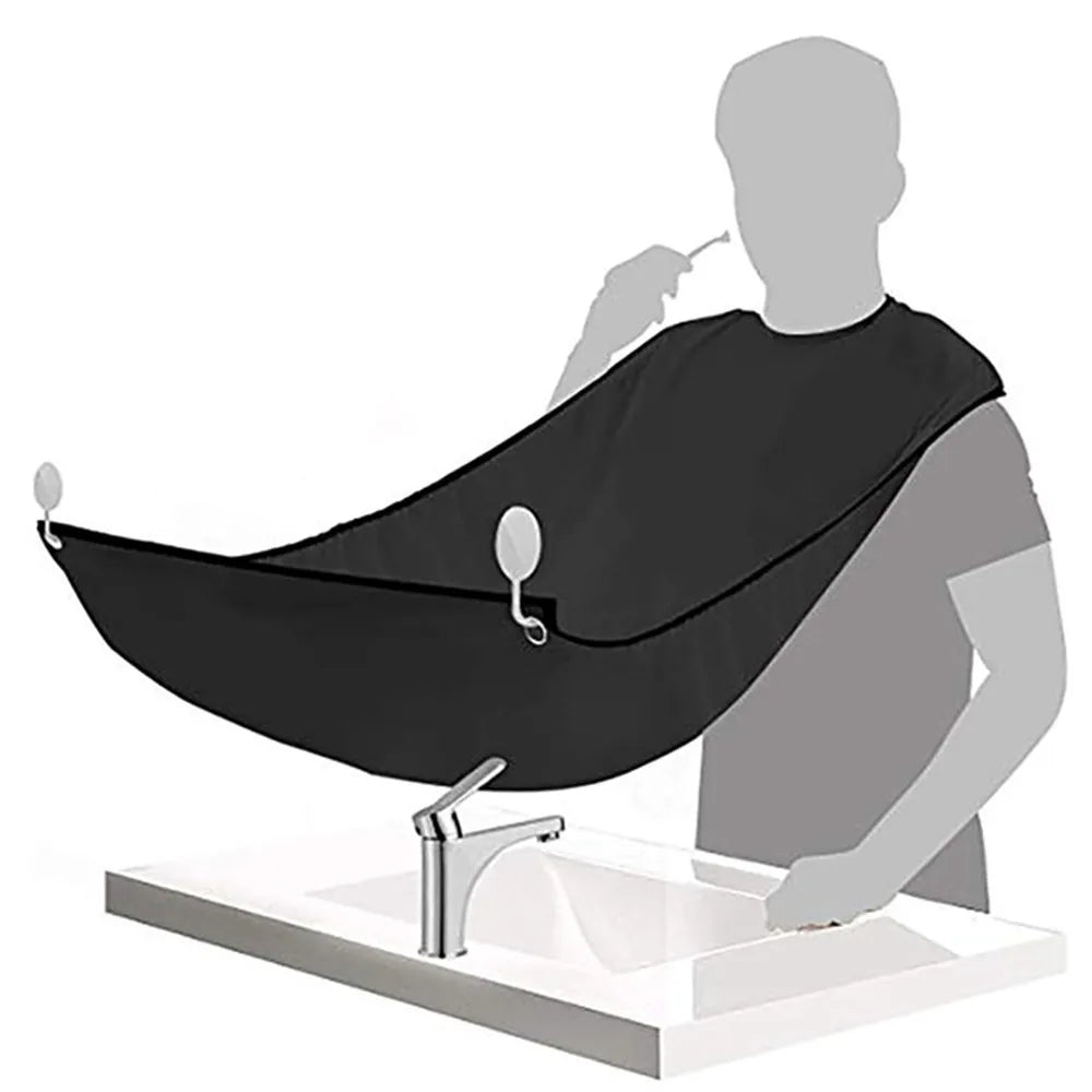Shaving Apron for Man Beard Shaving Apron Care Bib Face Shaved Hair Adult Bibs Shaver Cleaning Hairdresser Clean Apron