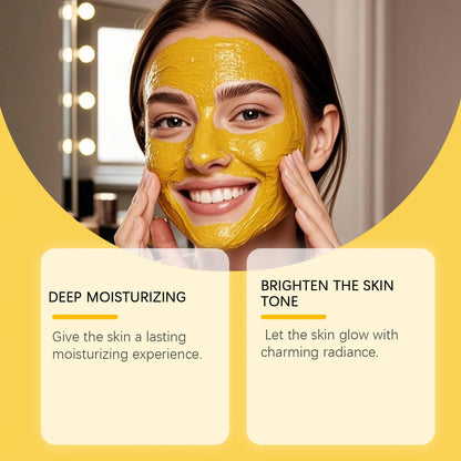 Turmeric Vitamin C Anti-Aging Cream Moisturizing Anti-Wrinkle Collagen Hyaluronic Acid Cream Skin Care Cosmetics 50g