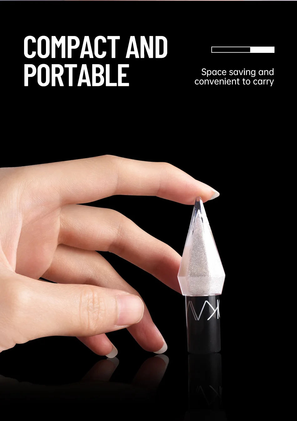 Diamond Sparkling Liquid Eyeliner Pearlescent color development quick dry waterproof not easily smudging liquid eyeliner