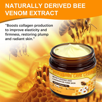 Bee Venom Skincare Cream, Propolis Moisturizing Balm for Wrinkle Removal, Hydration & Skin Tightening