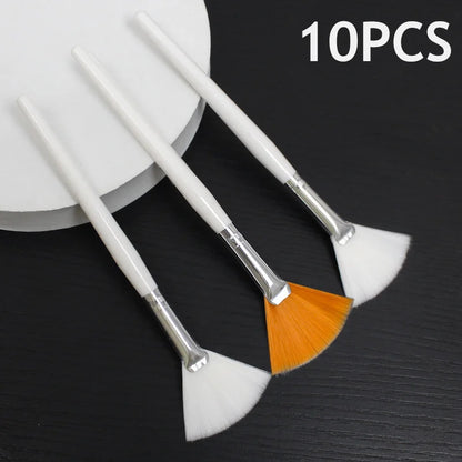 3-10pcs Practical Facial Brushes DIY Face Mask Brush Set Soft Fan Makeup Brushes Cosmetics Tools for Women Beauty Makeup Brushes