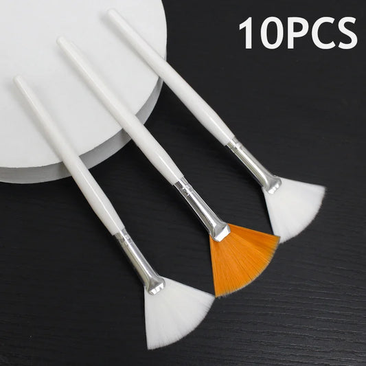 3-10pcs Practical Facial Brushes DIY Face Mask Brush Set Soft Fan Makeup Brushes Cosmetics Tools for Women Beauty Makeup Brushes