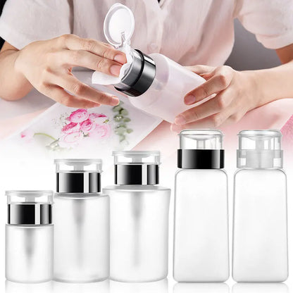 50/150/180/250ml Empty Pump Dispenser Liquid UV Gel Polish Nail Art Polish Clean Bottle Polish Cleanser Remover Bottle