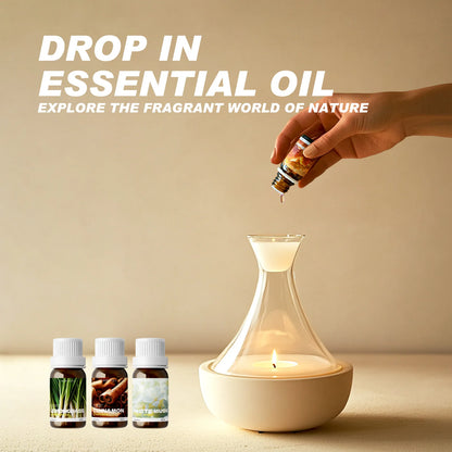 10ml White Musk Oil Rosemary Oil Natural Plant Fresh Aromatherapy for Massage Diffuser, Air Freshener,Car aromatherapy, Gifts