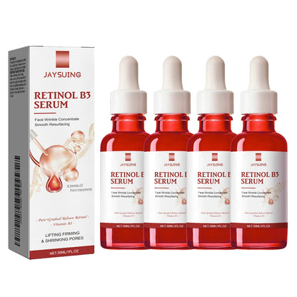 Retinol Facial Essence Fade Fine Line Face Serum Anti-Aging Pore Minimizing Hydrating Brightening Skin Treatment for Women Men