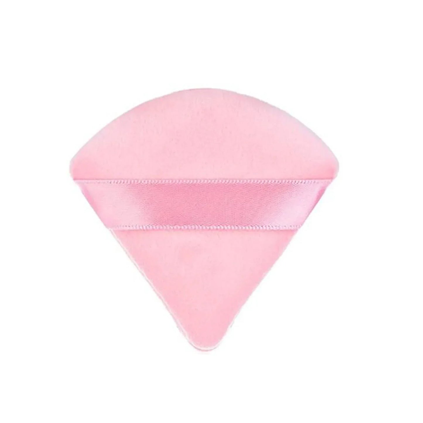 1/2 Pcs Triangle Velvet Powder Puff Flours Mini Face Makeup Sponge Cosmetics Soft Cotton Face Powder Puff Washable Lightweight