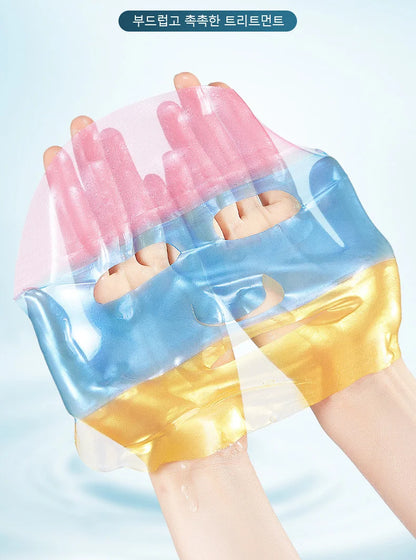 SADOER Rainbow Collagen Facial Masks Moisturizing Whitening Anti-aging Sakura Hyaluronic Acid Face Mask Korean Cosmetics