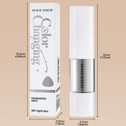2-in-1 Color-Changing Foundation Stick Liquid Lightweight Moisturizing Concealer Women New Hot Sell Even Non-smudge Concealer
