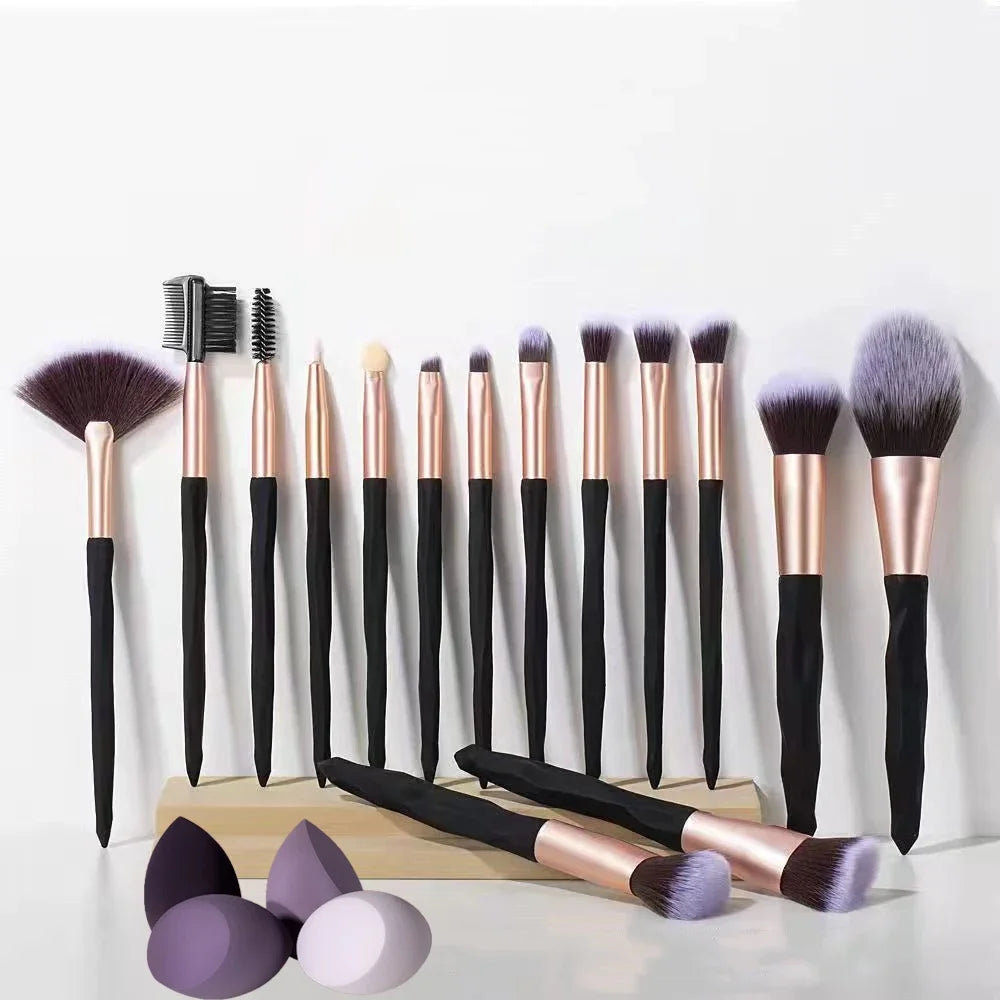 15pcs Premium Makeup Brush Loose Brush Blush Brush Foundation Brush Eyeshadow Eyeliner Brush Full Set Of Professional MakeupTool
