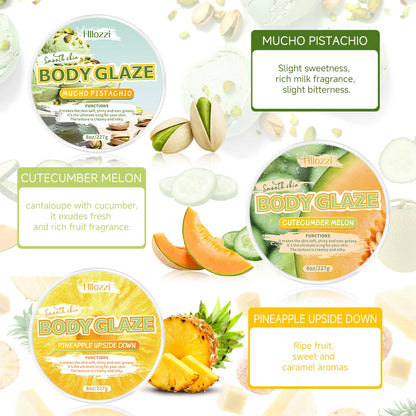 The Dreamy Body Glaze series offers body care, moisturizing, long-lasting fragrance, and a smooth, silky finish.