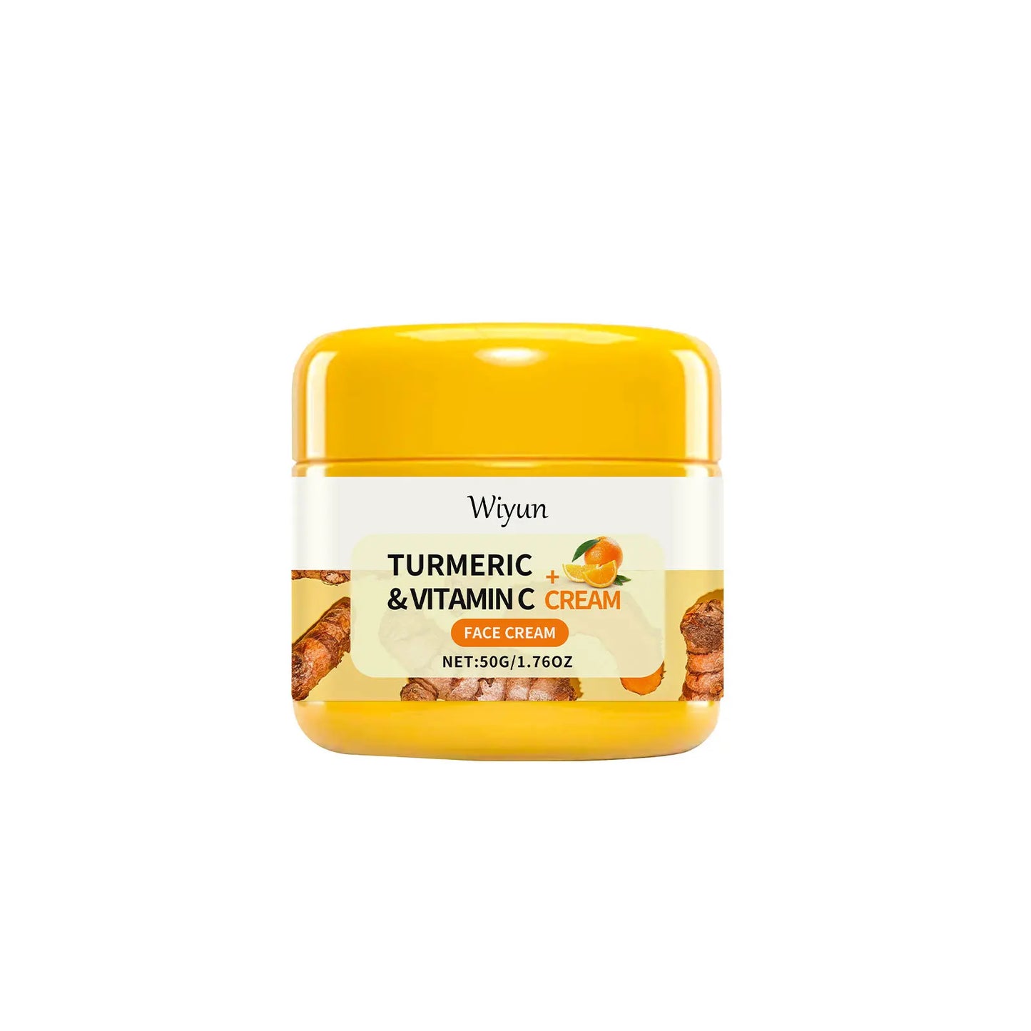 Turmeric Vitamin C Anti-Aging Cream Moisturizing Anti-Wrinkle Collagen Hyaluronic Acid Cream Skin Care Cosmetics 50g