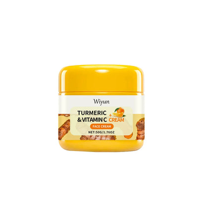 Turmeric Vitamin C Anti-Aging Cream Moisturizing Anti-Wrinkle Collagen Hyaluronic Acid Cream Skin Care Cosmetics 50g