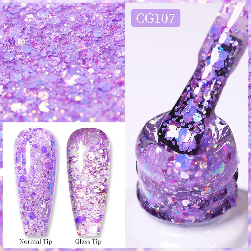 BORN PRETTY 10ml Nude Pink Gel Nail Polish Varnis Semi Permanent Nail Gel Varnish Soak Off UV Gel for Valentine's Day Gift Nails