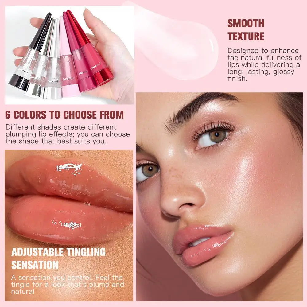 Winter Instant Lip Plumping Oil Sexy Lip Deep Hydrating Moisturizing Care Ultimate Plumping Lip Plumper Gloss Sexy Beauty Makeup