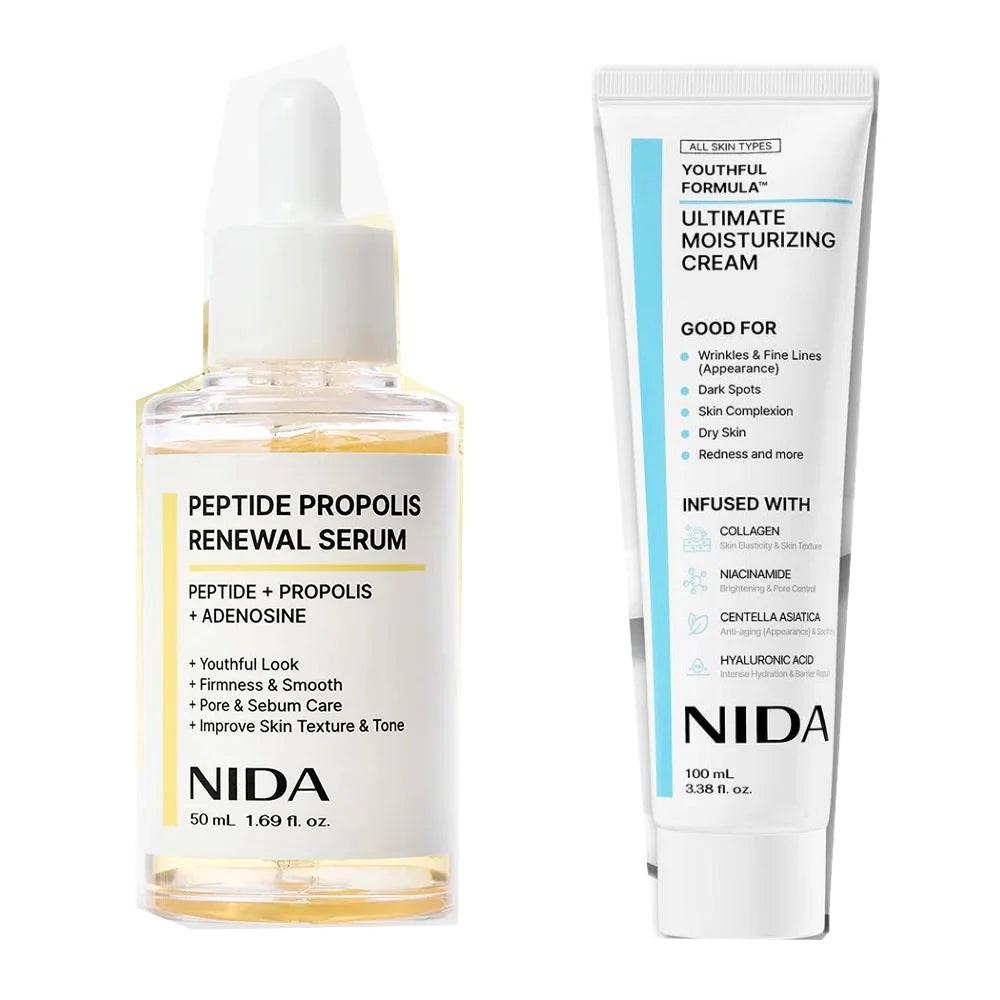 NIDA Peptide Propolis Revitalizing Serum Reduce Dryness Eye Cream Repair Damage Moisturizing Gentle Nourishing Skin Care Cream