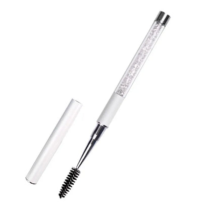 Rhinestone Handle Lash Brush Reusable Eyelash Brushes Mascara Applicator Wand Brushes Eyelash Extension Makeup Tool Eyelashes