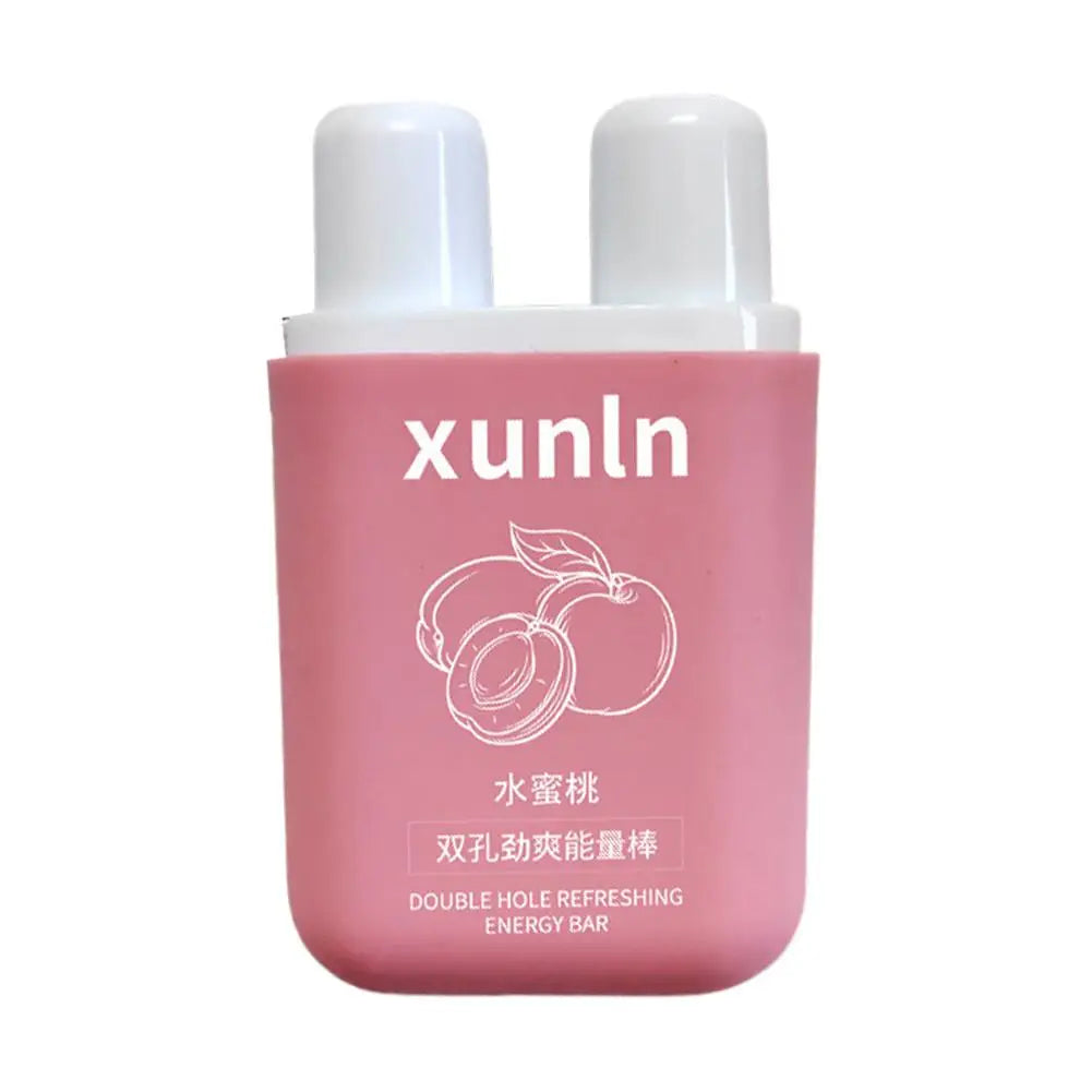 6 Scents Double Hole Energizing Energy Bar Aromatherapy Nasal Inhaler Energy Vapors Stick Aromatherapy Stick Stimulating Scent