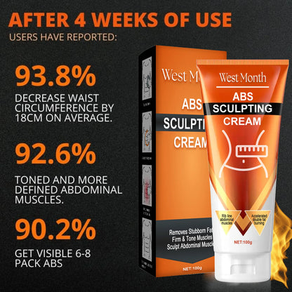 Abdominal Muscle Cream Belly Burning Strengthening Sweat Enhancer Lubricate Muscles Body Fat Remove Firming ABS Sculpting Cream